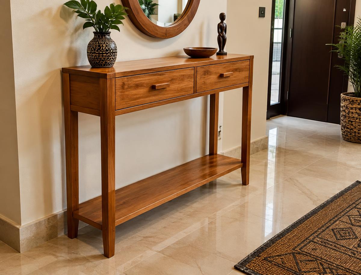 Console d’entrée en Iroko